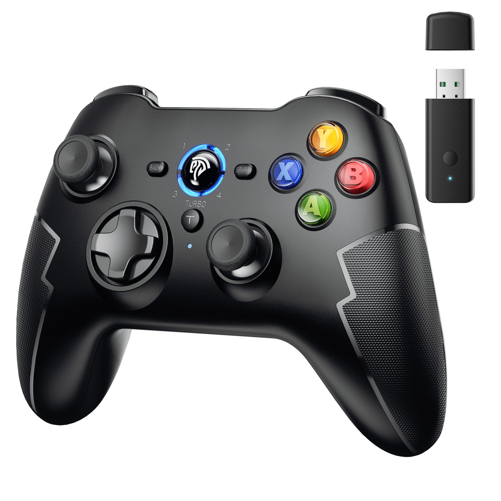 EASYSMX 9013 Pro 2.4G Wireless Gamepad with Hall Trigger Joystick Gaming Controller for PC Nintendo Switch Phone EASYSMX 9013 Pro 2.4G Wireless Gamepad with Hall Trigger Joystick Gaming Controller for PC Nintendo Switch Phone
